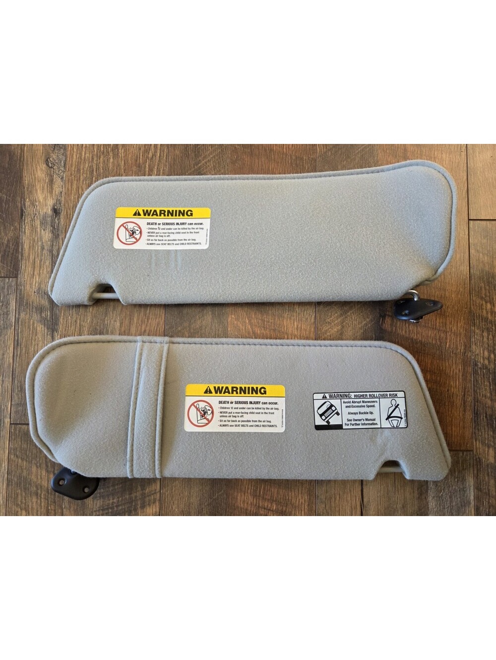 1996-2011 Ford Ranger Mazda B-Series Sun Visors Pair OEM Shades SJ4